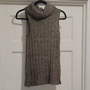 Altar'd State Womens Sleeveless Cowl Neck Sweater - Brown